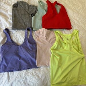 Lululemon and Free People Athletic Wear